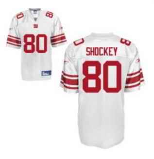 Giants 80 Jeremy Shockey white Jerseys