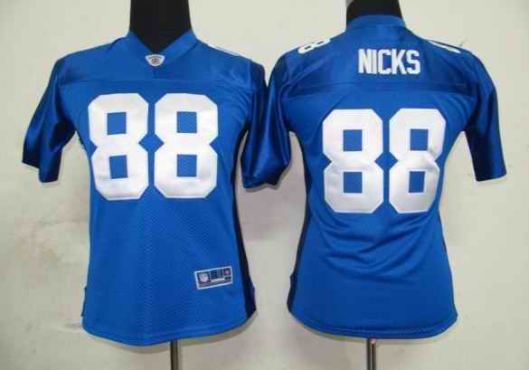 Giants 88 Nicks Blue Women team jerseys Giants 88 Nicks Blue Women team jerseys