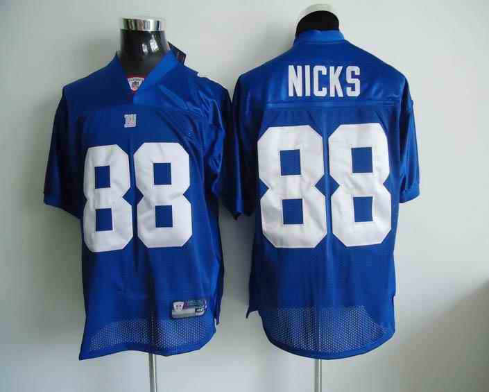 Giants 88 Nicks blue Jerseys