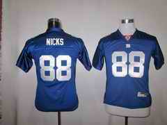 Giants 88 Nicks blue kids Jerseys