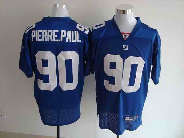 Giants 90 Jason Pierre-Paul blue Jerseys