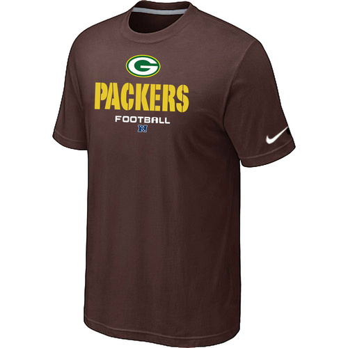 Green Bay Packers Critical Victory Brown T-Shirt