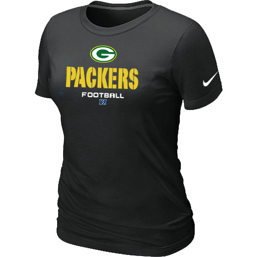 Green Bay Packers Critical Victory Women's Black T-Shirt