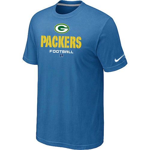 Green Bay Packers Critical Victory light Blue T-Shirt
