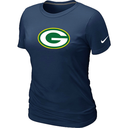 Green Bay Packers D.Blue Women's Logo T-Shirt