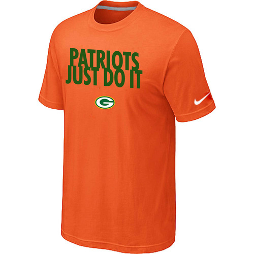 Green Bay Packers Just Do It Orange T-Shirt