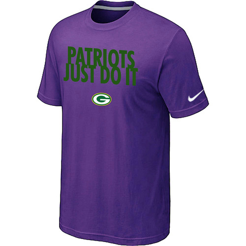 Green Bay Packers Just Do It Purple T-Shirt