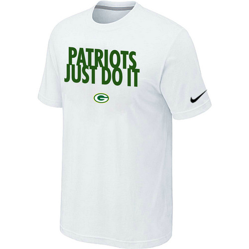 Green Bay Packers Just Do It White T-Shirt