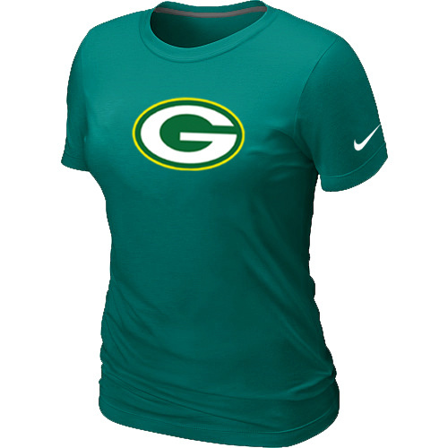 Green Bay Packers L.Green Women's Logo T-Shirt - Click Image to Close