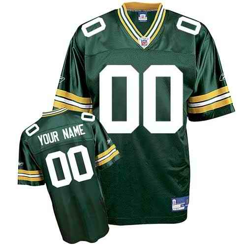 Green Bay Packers Youth Customized green Jersey