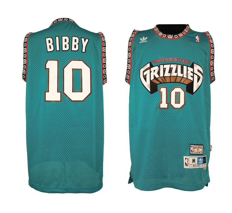 Grizzlies 10 Bibby Green Jerseys