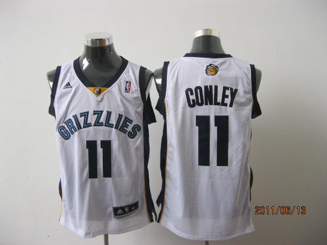 Grizzlies 11 Conley White Jerseys