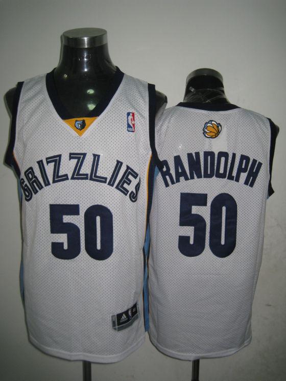 Grizzlies 50 Randolph White Jerseys