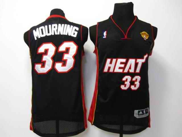 Heat 33 Mourning Black Final Jerseys