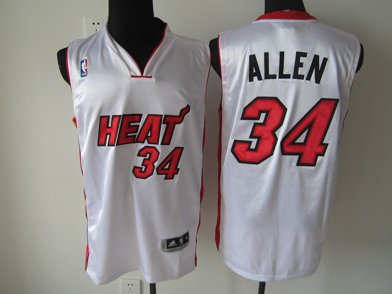 Heat 34 Allen White Jerseys