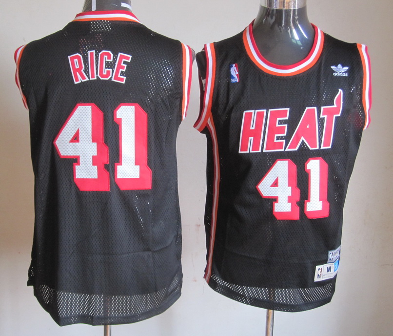 Heat 41 Rice Black Jerseys - Click Image to Close