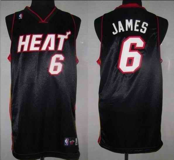 Heat 6 James Black Jerseys