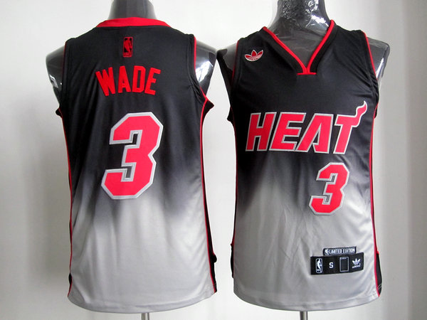 Heats 3 Wade Black&Grey Jerseys
