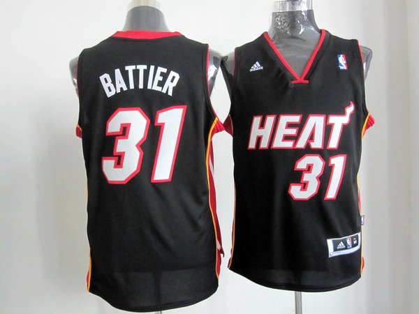 Heats 31 Battier Black Jerseys