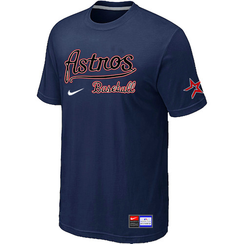 Houston Astros D.Blue Nike Short Sleeve Practice T-Shirt