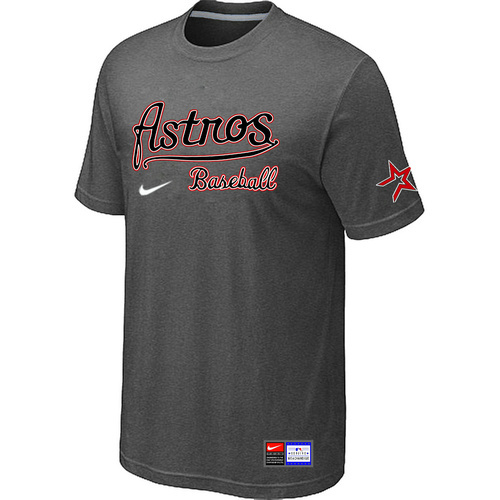 Houston Astros D.Grey Nike Short Sleeve Practice T-Shirt