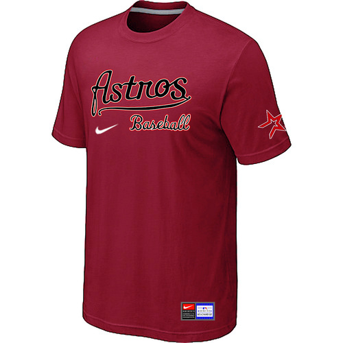 Houston Astros Red Nike Short Sleeve Practice T-Shirt