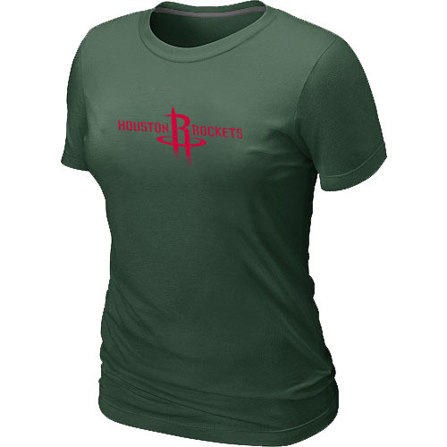 Houston Rockets Big & Tall Primary Logo D.Green Women's T-Shir
