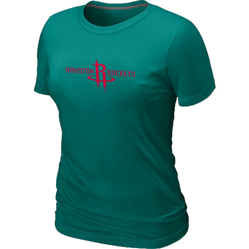 Houston Rockets Big & Tall Primary Logo L.Green Women's T-Shirt