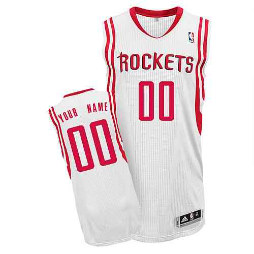 Houston Rockets Custom white Home Jersey