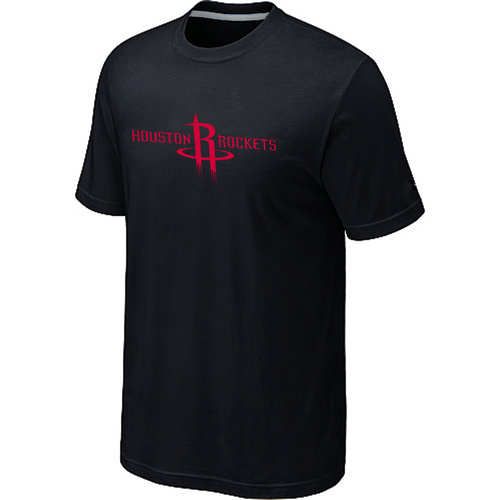 Houston Rockets adidas Primary Logo T-Shirt -Black - Click Image to Close
