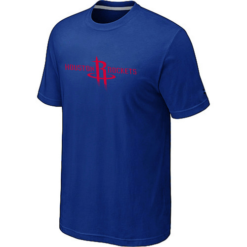 Houston Rockets adidas Primary Logo T-Shirt -Blue - Click Image to Close