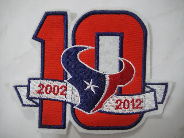 Houston Texans 10 Anniversary Patch - Click Image to Close