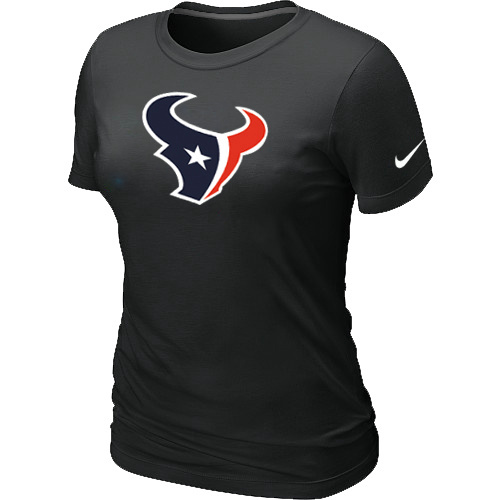 Houston Texans Black Women's Logo T-Shirt