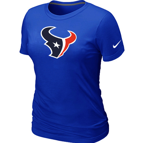 Houston Texans Blue Women's Logo T-Shirt