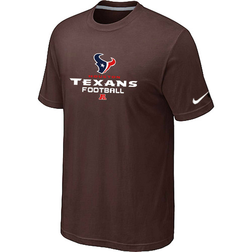 Houston Texans Critical Victory Brown T-Shirt