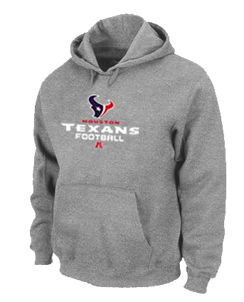 Houston Texans Critical Victory Pullover Hoodie Grey
