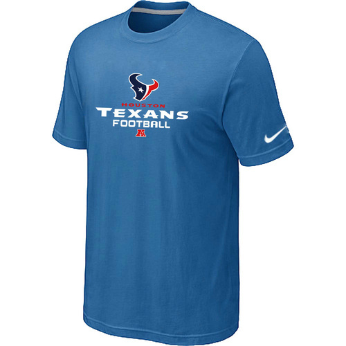 Houston Texans Critical Victory light Blue T-Shirt