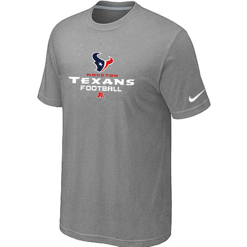Houston Texans Critical Victory light Grey T-Shirt
