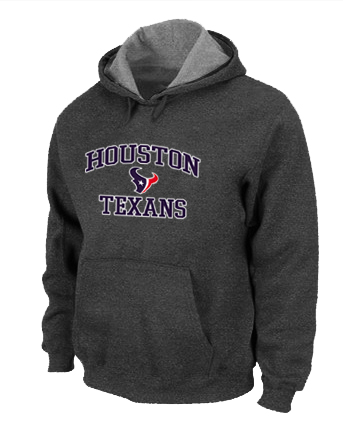 Houston Texans Heart & Soul Pullover Hoodie D.Grey