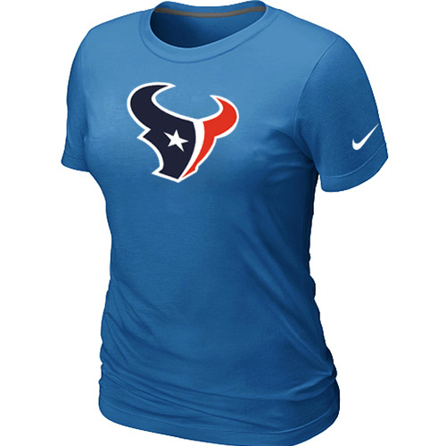 Houston Texans L.blue Women's Logo T-Shirt