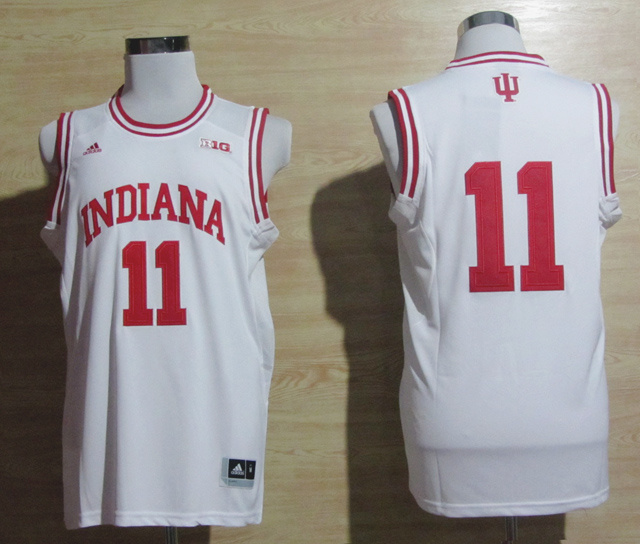 Indiana Hoosiers 11 Isiah Thomas white B10 Jerseys