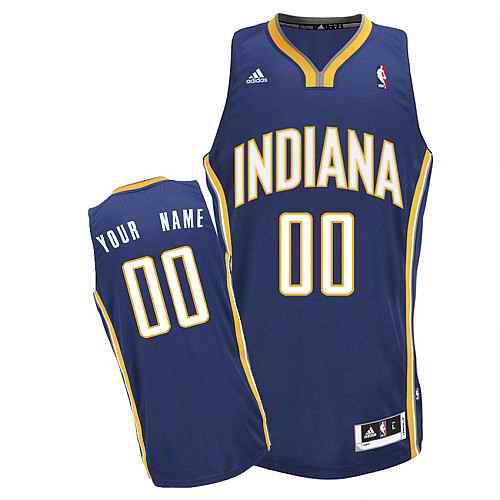 Indiana Pacers Custom Swingman blue Road Jersey