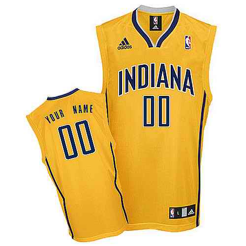Indiana Pacers Youth Custom yellow Jersey