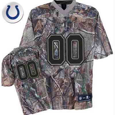 Indianapolis Colts Men Customized camo Jersey