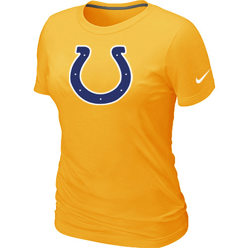 Indianapolis Colts Yellow Women's Logo T-Shirt