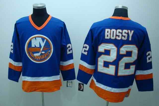 Islanders 22 Bossy blue Jerseys - Click Image to Close