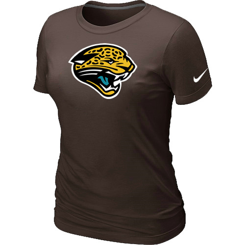 Jacksonville Jaguars Brown Women's Logo T-Shirt