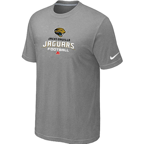 Jacksonville Jaguars Critical Victory light Grey T-Shirt - Click Image to Close