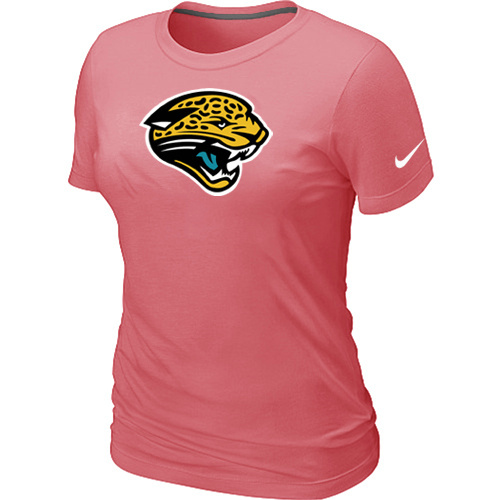 Jacksonville Jaguars Pink Women's Logo T-Shirt