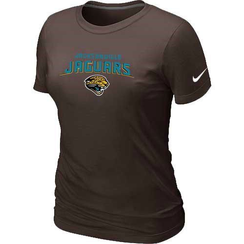 Jacksonville Jaguars Women's Heart & Soul Brown T-Shirt